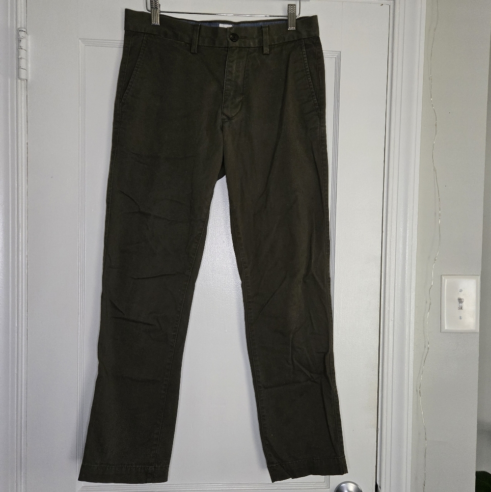 GAP Green Business Casual Slim Chinos - Men's 30x30